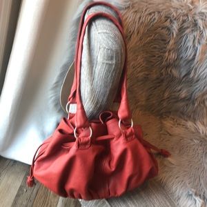 Red Leather Morelle Custom Handbag